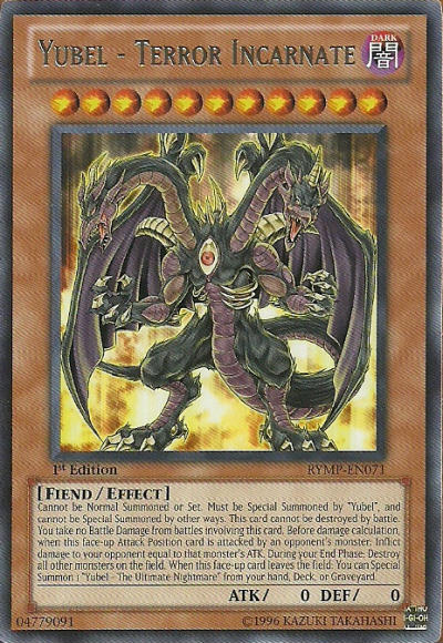 Yubel - Terror Incarnate [RYMP-EN071] Rare - PCA Designer Toys