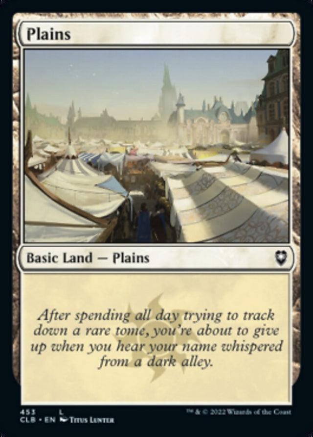 Plains (453) [Commander Legends: Battle for Baldur's Gate] - PCA Designer Toys