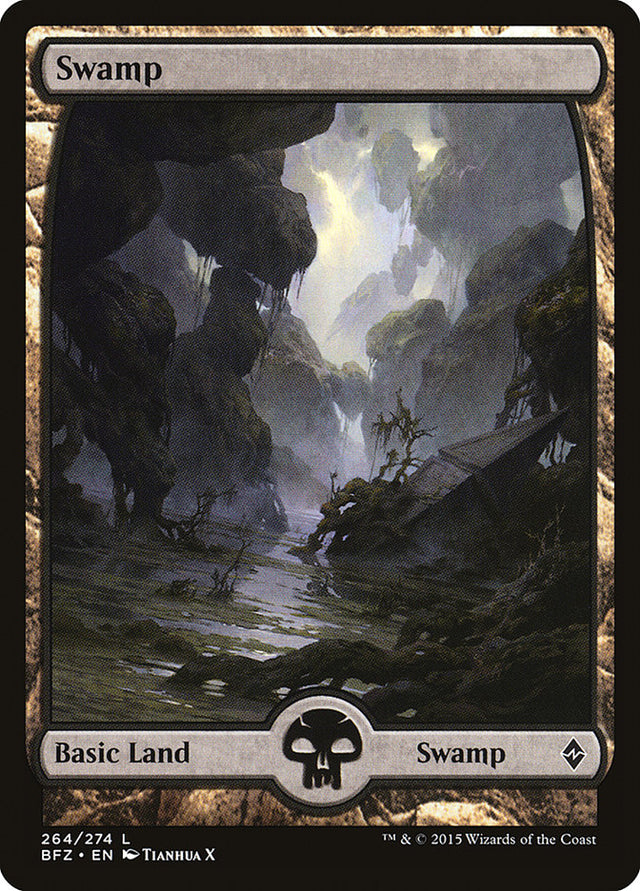 Swamp (264) [Battle for Zendikar] - PCA Designer Toys