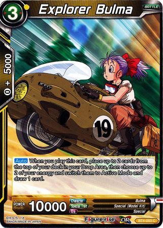Explorer Bulma (BT4-093) [Colossal Warfare] - PCA Designer Toys