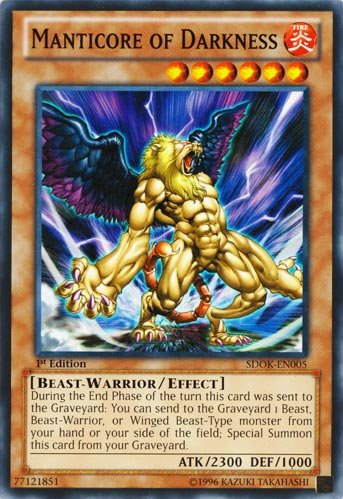 Manticore of Darkness [SDOK-EN005] Common - PCA Designer Toys