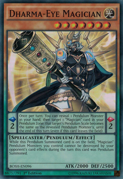 Dharma-Eye Magician [BOSH-EN096] Super Rare - PCA Designer Toys