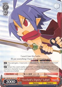 "Overlord's Dignity" Laharl (DG/EN-S03-E114 C) [Disgaea]