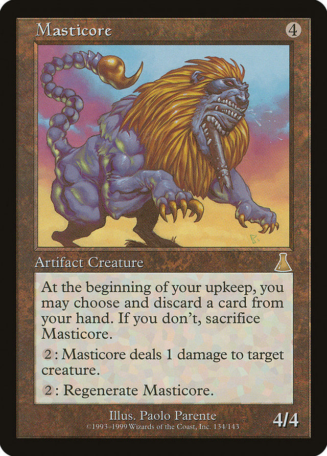 Masticore [Urza's Destiny] - PCA Designer Toys