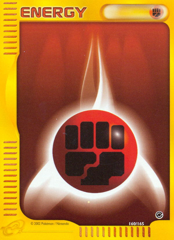 Fighting Energy (160/165) [Expedition: Base Set] - PCA Designer Toys