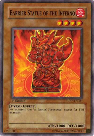 Barrier Statue of the Inferno [CDIP-EN020] Common - PCA Designer Toys