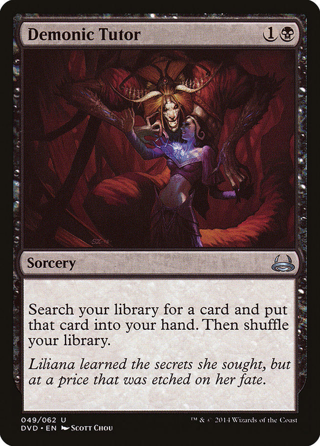 Demonic Tutor (Divine vs. Demonic) [Duel Decks Anthology] - PCA Designer Toys