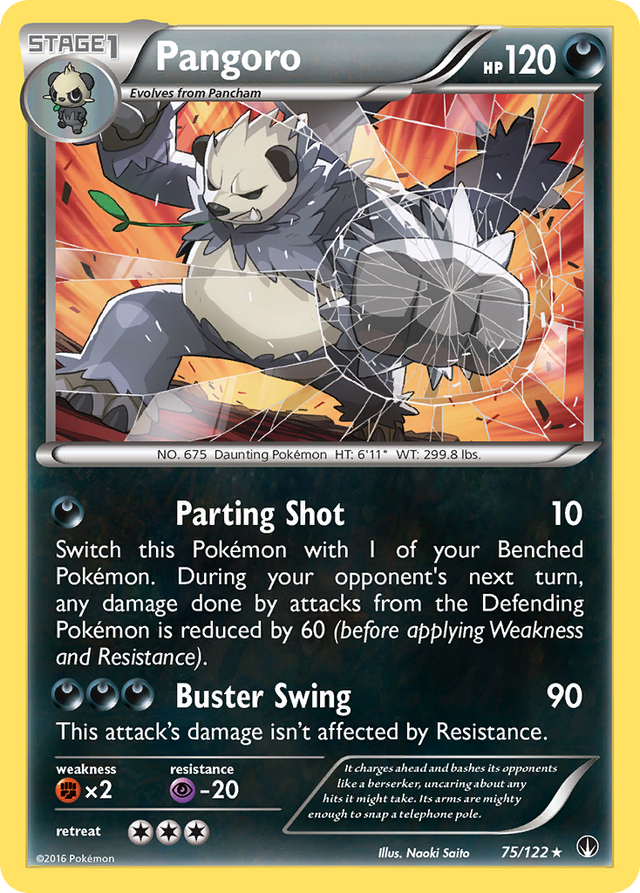 Pangoro (75/122) [XY: BREAKpoint] - PCA Designer Toys
