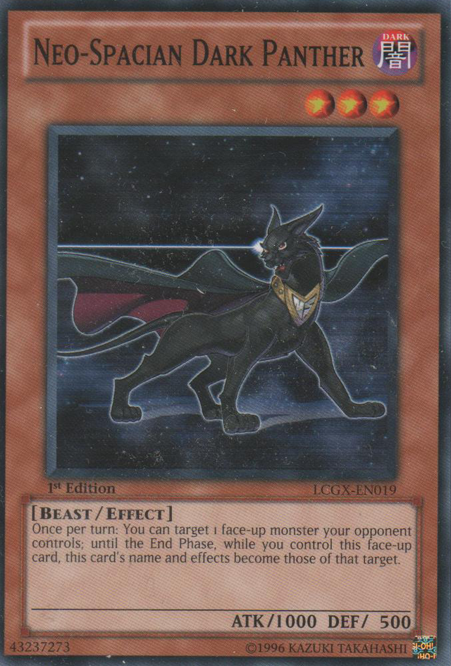Neo-Spacian Dark Panther [LCGX-EN019] Common - PCA Designer Toys