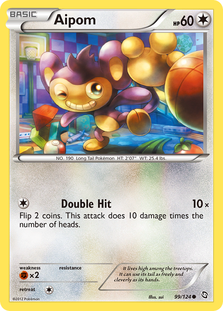 Aipom (99/124) [Black & White: Dragons Exalted] - PCA Designer Toys