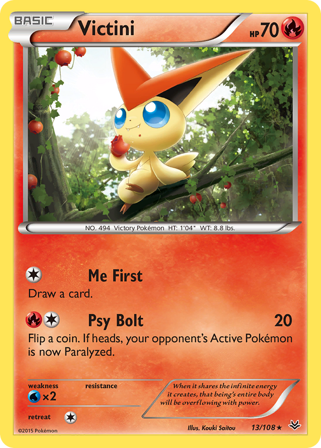 Victini (13/108) [XY: Roaring Skies] - PCA Designer Toys