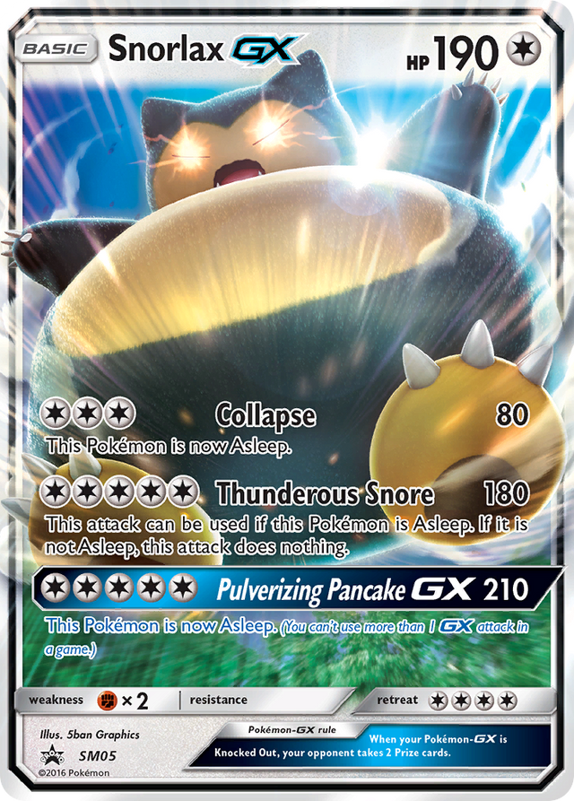 Snorlax GX (SM05) [Sun & Moon: Black Star Promos] - PCA Designer Toys