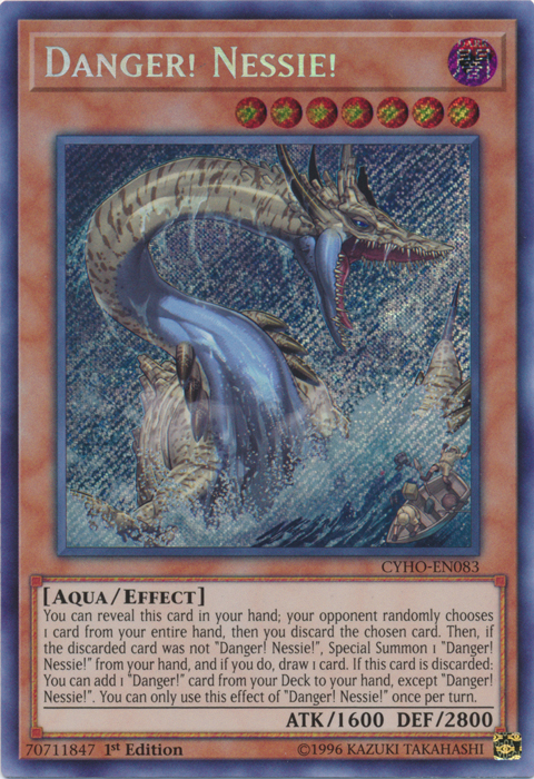 Danger! Nessie! [CYHO-EN083] Secret Rare - PCA Designer Toys