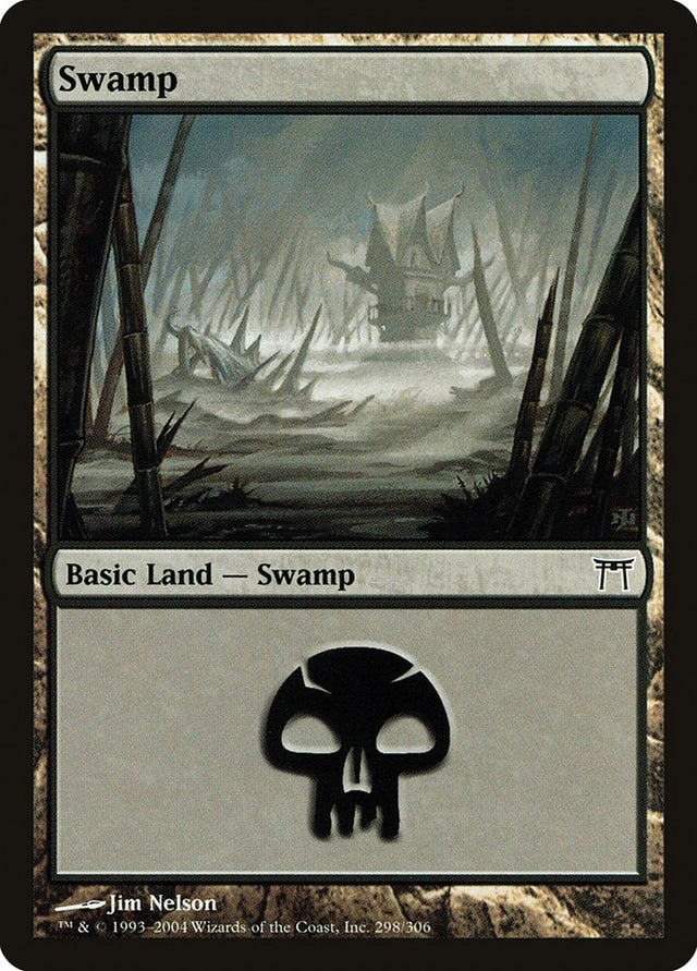 Swamp (298) [Champions of Kamigawa] - PCA Designer Toys