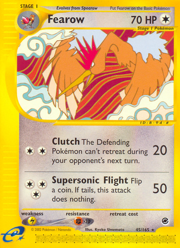 Fearow (45/165) [Expedition: Base Set] - PCA Designer Toys