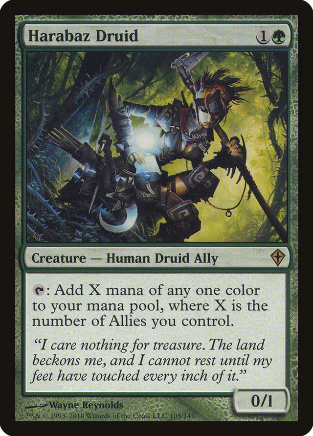 Harabaz Druid [Worldwake] - PCA Designer Toys