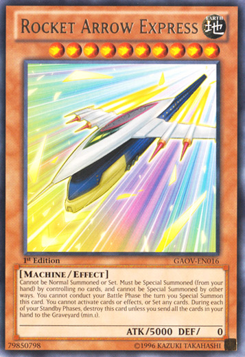 Rocket Arrow Express [GAOV-EN016] Rare - PCA Designer Toys