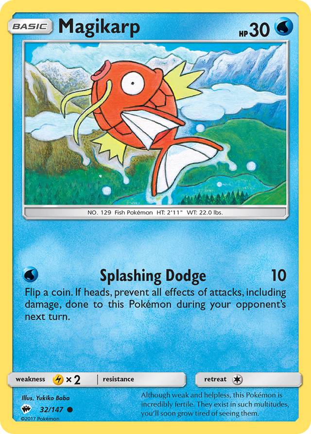 Magikarp (32/147) [Sun & Moon: Burning Shadows] - PCA Designer Toys