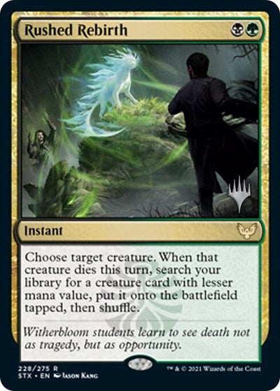 Rushed Rebirth (Promo Pack) [Strixhaven: School of Mages Promos] - PCA Designer Toys