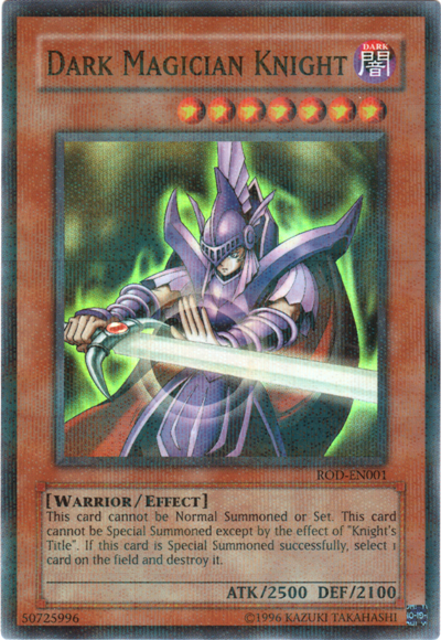 Dark Magician Knight (Reshef of Destruction) [ROD-EN001] Super Rare - PCA Designer Toys
