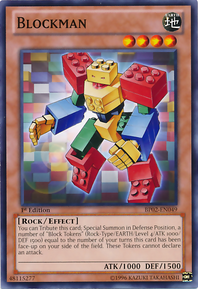 Blockman [BP02-EN049] Mosaic Rare - PCA Designer Toys
