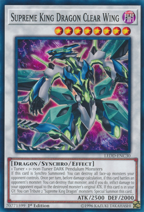 Supreme King Dragon Clear Wing [LEDD-ENC30] Common - PCA Designer Toys
