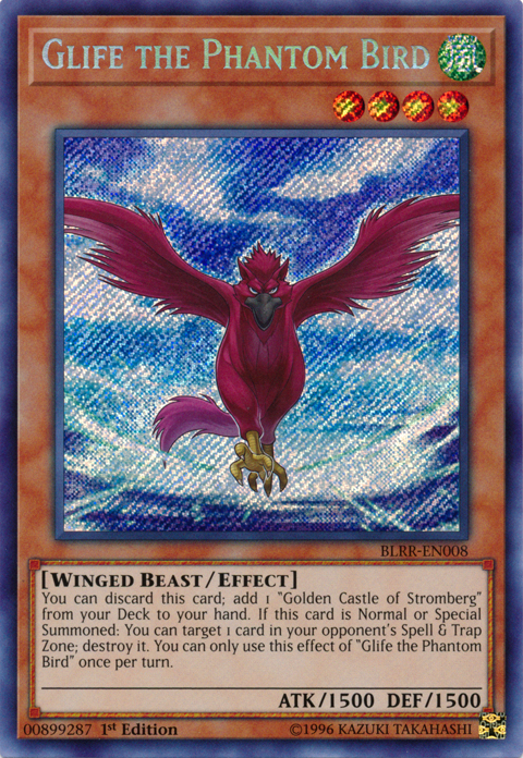 Glife the Phantom Bird [BLRR-EN008] Secret Rare - PCA Designer Toys