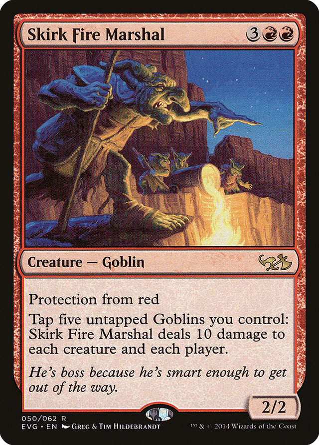 Skirk Fire Marshal (Elves vs. Goblins) [Duel Decks Anthology] - PCA Designer Toys