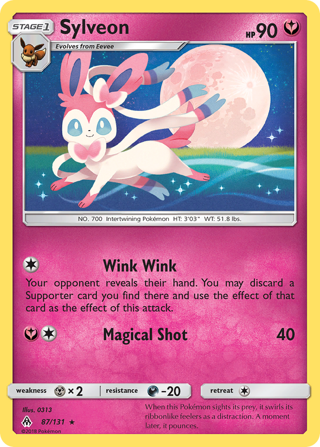 Sylveon (87/131) [Sun & Moon: Forbidden Light] - PCA Designer Toys