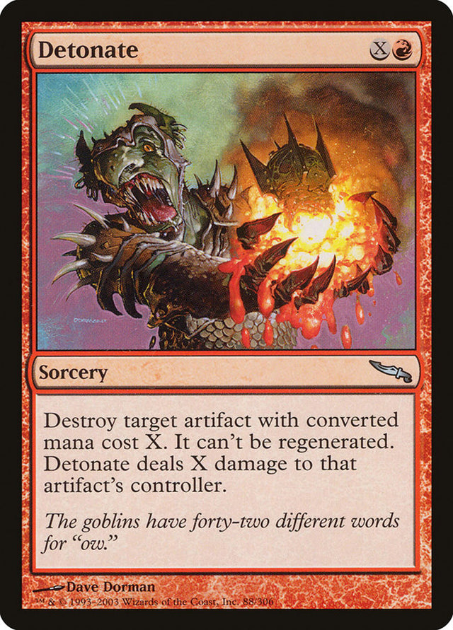 Detonate [Mirrodin] - PCA Designer Toys
