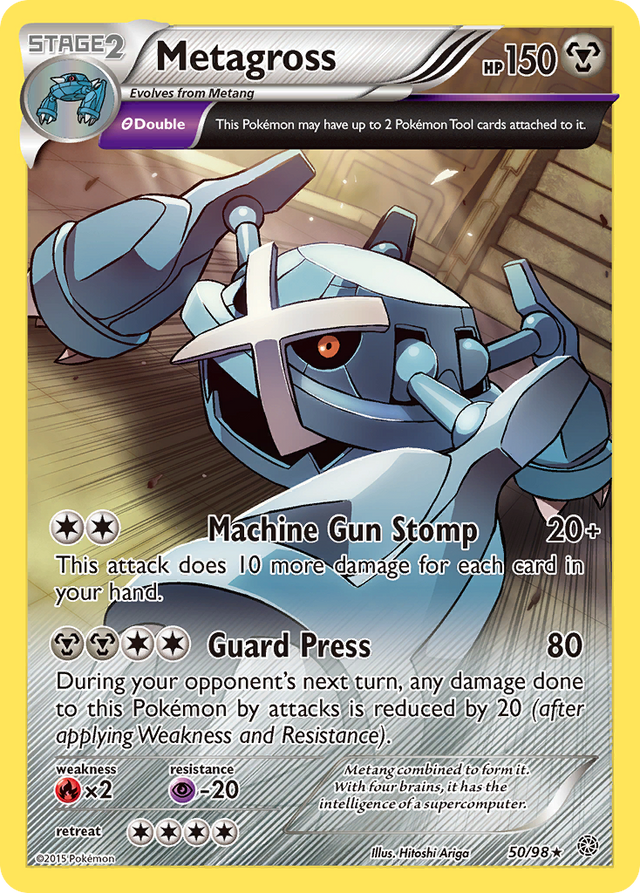 Metagross (50/98) [XY: Ancient Origins] - PCA Designer Toys