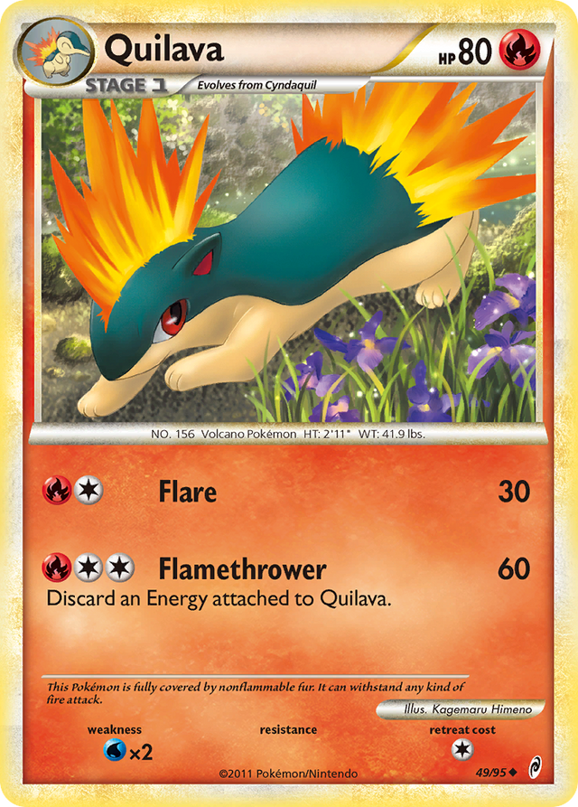 Quilava (49/95) [HeartGold & SoulSilver: Call of Legends] - PCA Designer Toys