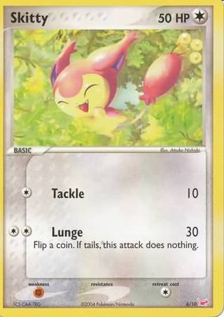 Skitty (6/10) [EX: Trainer Kit - Latias] - PCA Designer Toys
