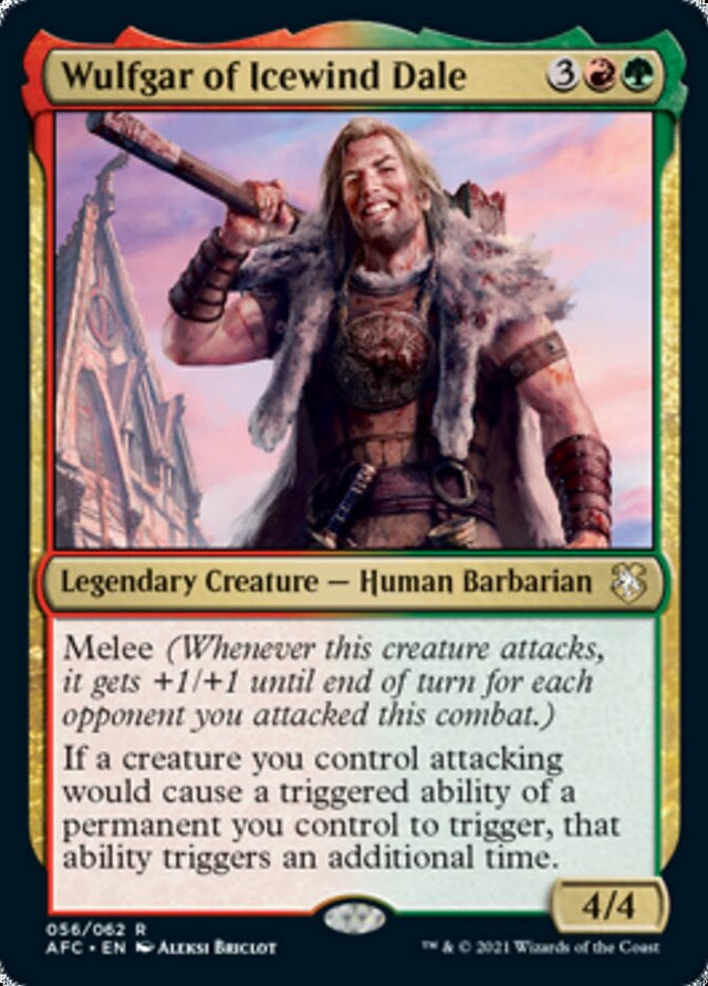 Wulfgar of Icewind Dale [Dungeons & Dragons: Adventures in the Forgotten Realms Commander] - PCA Designer Toys