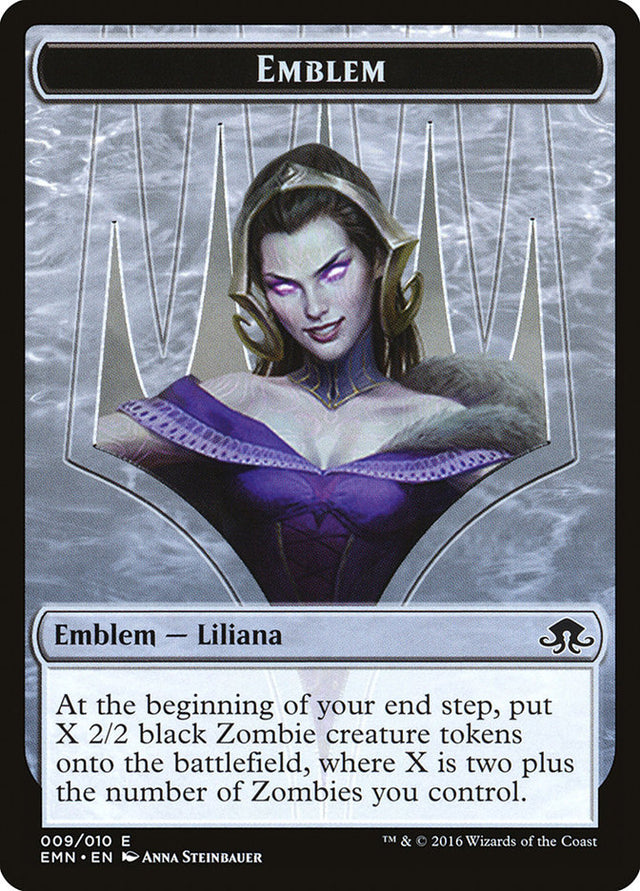 Liliana, the Last Hope Emblem [Eldritch Moon Tokens] - PCA Designer Toys