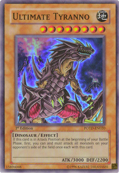 Ultimate Tyranno [POTD-EN020] Super Rare - PCA Designer Toys