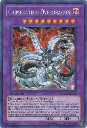 Chimeratech Overdragon [LCGX-EN183] Secret Rare - PCA Designer Toys