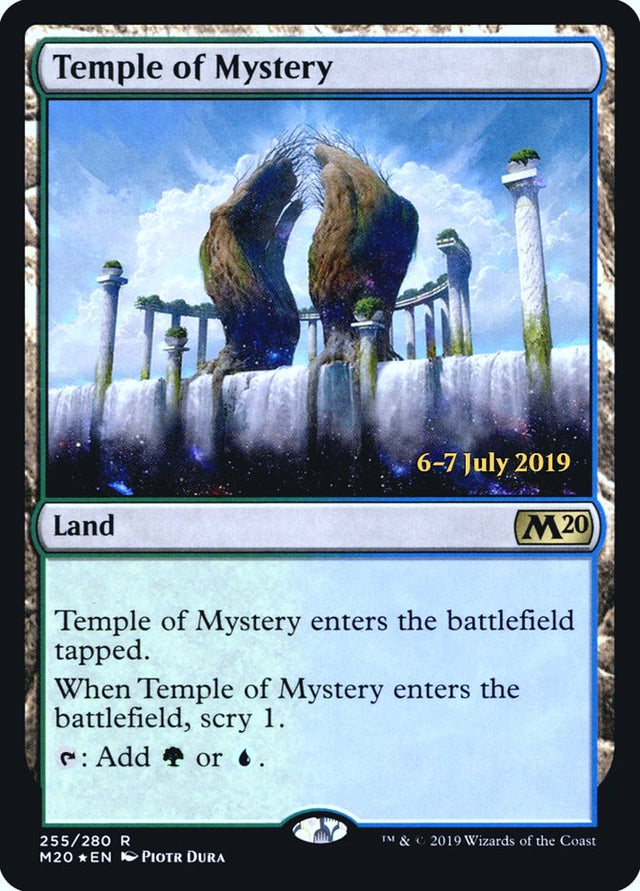 Temple of Mystery [Core Set 2020 Prerelease Promos] - PCA Designer Toys