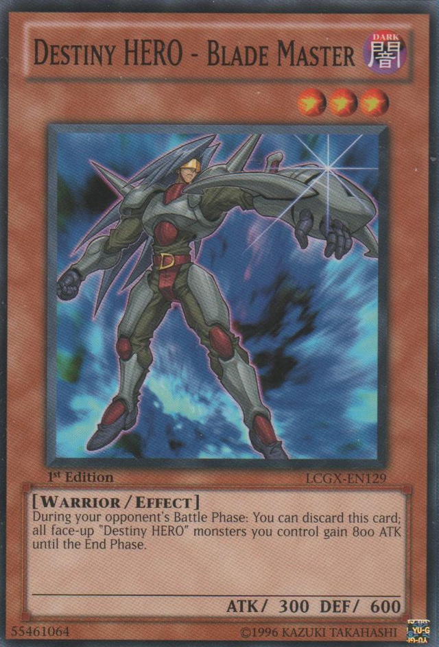 Destiny HERO - Blade Master [LCGX-EN129] Common - PCA Designer Toys