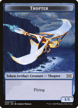 Squirrel // Thopter (008) Double-sided Token [Double Masters Tokens] - PCA Designer Toys