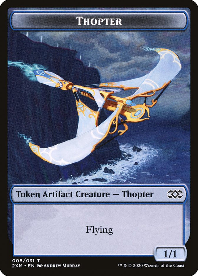 Squirrel // Thopter (008) Double-sided Token [Double Masters Tokens] - PCA Designer Toys