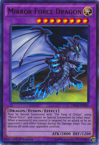 Mirror Force Dragon [DRL3-EN059] Ultra Rare - PCA Designer Toys