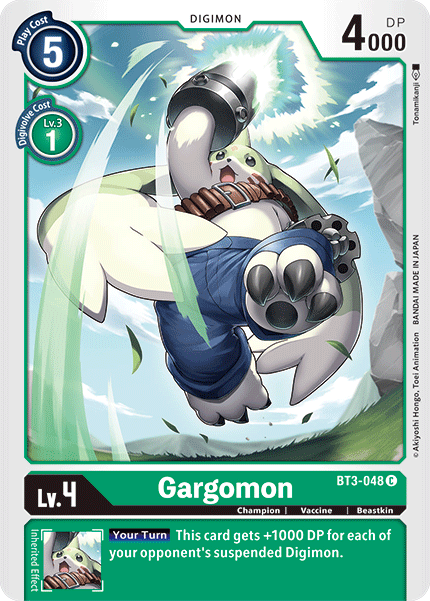 Gargomon [BT3-048] [Release Special Booster Ver.1.5] - PCA Designer Toys