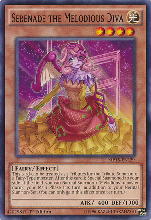 Serenade the Melodious Diva [MP15-EN129] Common - PCA Designer Toys
