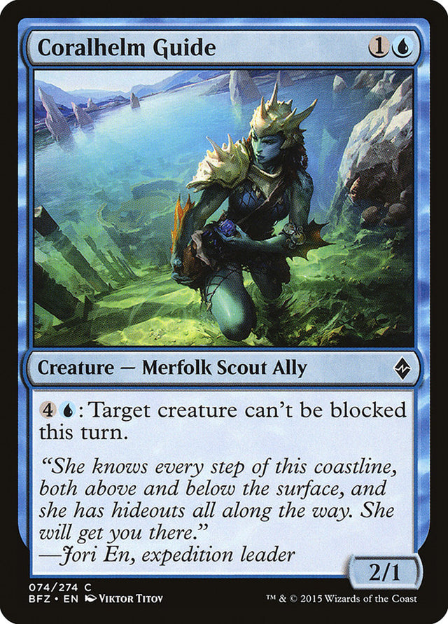 Coralhelm Guide [Battle for Zendikar] - PCA Designer Toys
