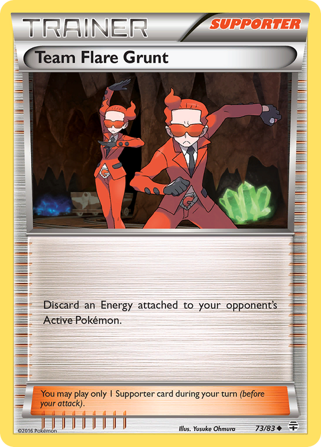 Team Flare Grunt (73/83) [XY: Generations] - PCA Designer Toys