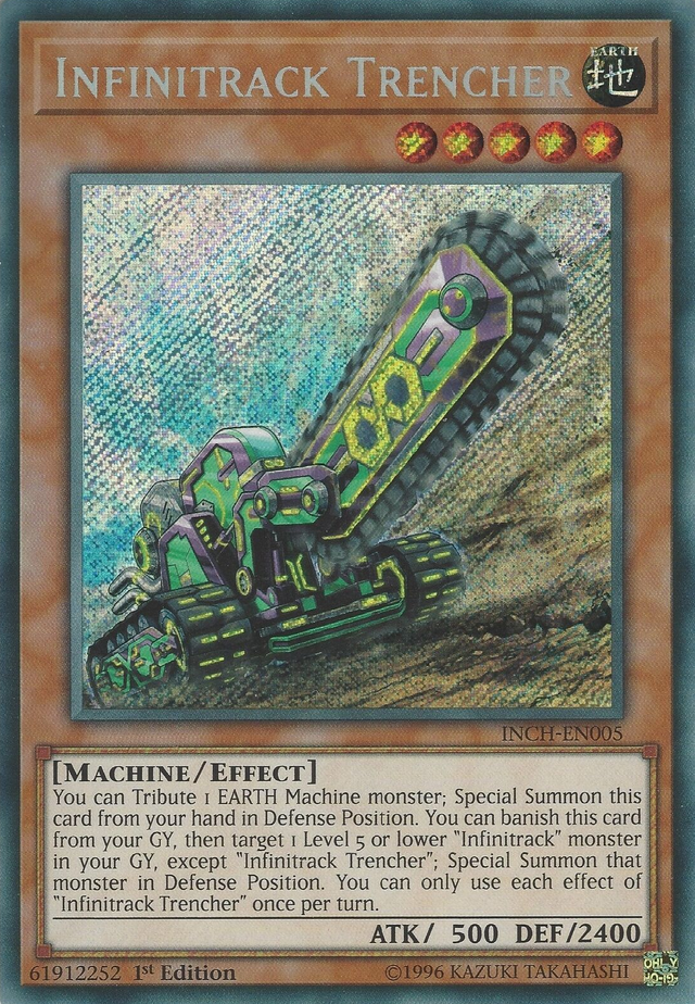 Infinitrack Trencher [INCH-EN005] Secret Rare - PCA Designer Toys