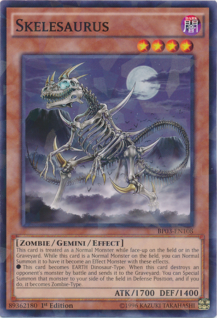Skelesaurus [BP03-EN108] Shatterfoil Rare - PCA Designer Toys