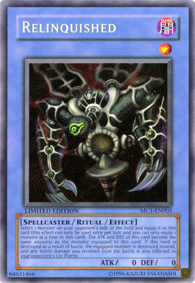 Relinquished [MC1-EN003] Secret Rare - PCA Designer Toys