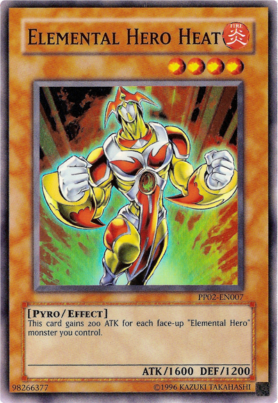 Elemental Hero Heat [PP02-EN007] Super Rare - PCA Designer Toys